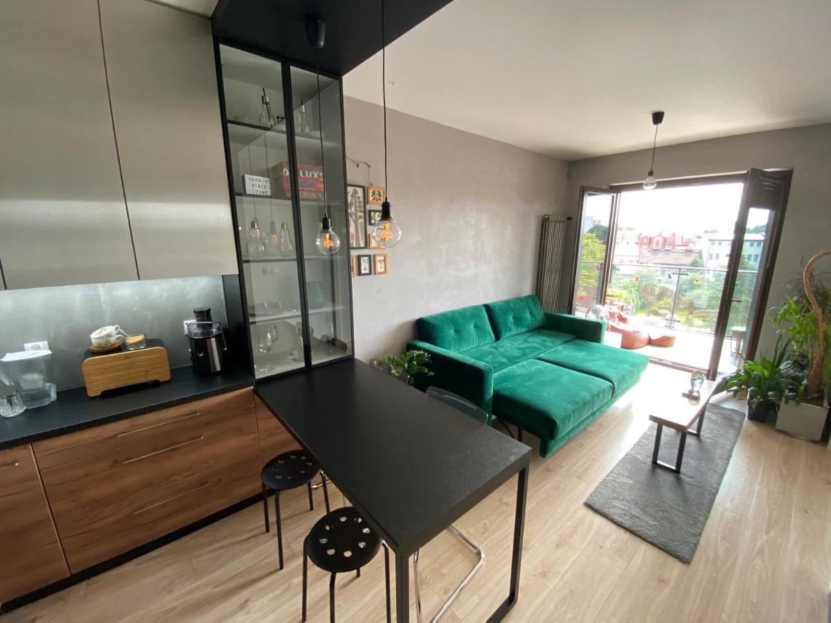 Ferienwohnung Apartament Delux Przy Wisle Krakau Exterior foto