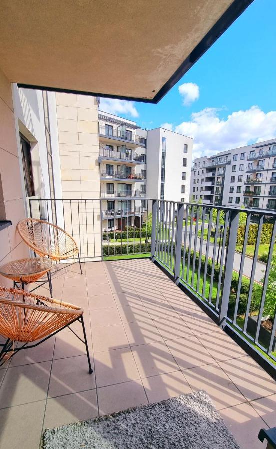 Ferienwohnung Apartament Delux Przy Wisle Krakau Exterior foto